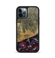 iPhone 12 Pro Wood Phone Case - Reign (Red, 803233)