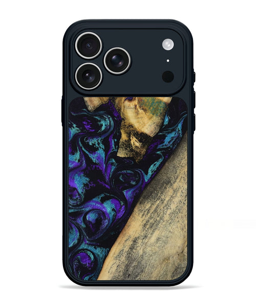 iPhone 17 Pro Max Wood Phone Case - Herman (Purple, 804040)