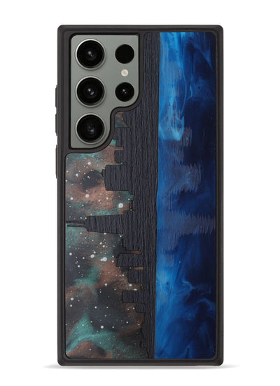 Galaxy S23 Ultra Wood Phone Case - Chicago Skyline (Terrain)