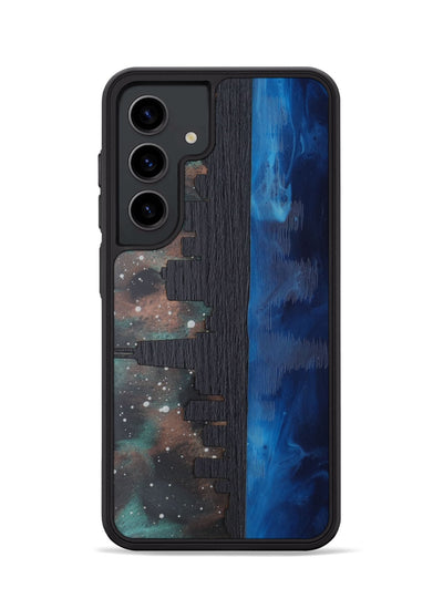 Galaxy S24 Wood Phone Case - Chicago Skyline (Terrain)
