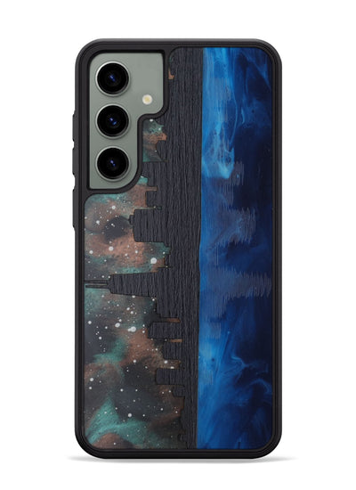Galaxy S24 Plus Wood Phone Case - Chicago Skyline (Terrain)