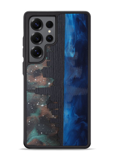 Galaxy S25 Ultra Wood Phone Case - Chicago Skyline (Terrain)