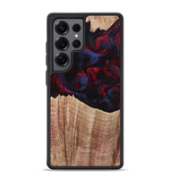 Galaxy S25 Ultra Wood Phone Case - Elza (Red, 804906)