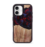 iPhone 17 Wood Phone Case - Elza (Red, 804906)