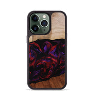 iPhone 13 Pro Wood Phone Case - Agustin (Red, 807094)