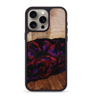 iPhone 15 Pro Max Wood Phone Case - Agustin (Red, 807094)