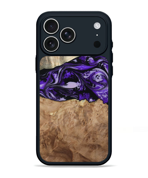 iPhone 17 Pro Max Wood Phone Case - Israel (Purple, 807943)