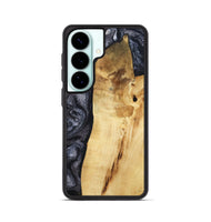 Galaxy S26 Wood Phone Case - Brittni (Black & White, 807956)