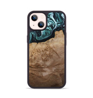 iPhone 14 Wood Phone Case - Jrue (Green, 808066)