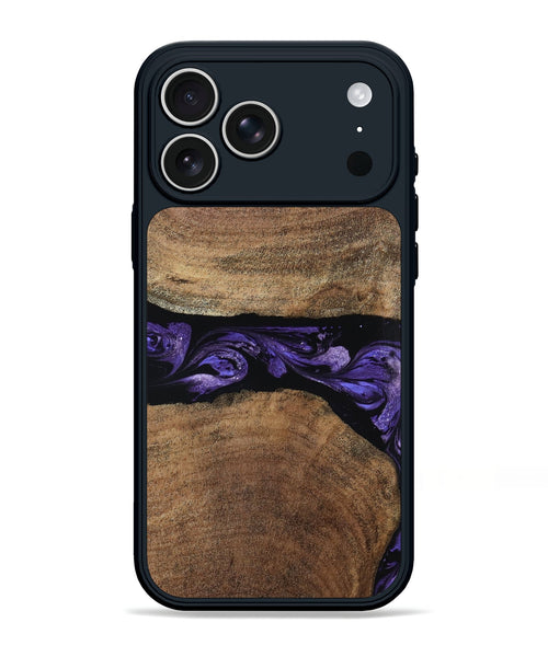 iPhone 17 Pro Max Wood Phone Case - Amaia (Purple, 808334)