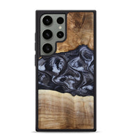 Galaxy S24 Ultra Wood Phone Case - Jolene (Black & White, 808398)