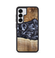 Galaxy S25 Wood Phone Case - Jolene (Black & White, 808398)