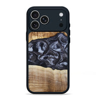 iPhone 17 Pro Max Wood Phone Case - Jolene (Black & White, 808398)