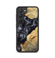 Galaxy S23 Wood Phone Case - Kenisha (Black & White, 808457)