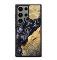 Galaxy S24 Ultra Wood Phone Case - Kenisha (Black & White, 808457)