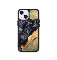 iPhone 13 mini Wood Phone Case - Kenisha (Black & White, 808457)