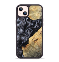iPhone 14 Plus Wood Phone Case - Kenisha (Black & White, 808457)