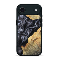 iPhone 17 Air Wood Phone Case - Kenisha (Black & White, 808457)