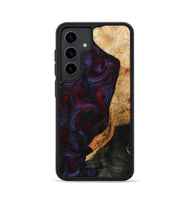 Galaxy S24 Wood Phone Case - Erich (Red, 808909)