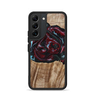 Galaxy S22 Wood Phone Case - Caitlyn (Red, 808935)