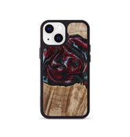 iPhone 13 mini Wood Phone Case - Caitlyn (Red, 808935)