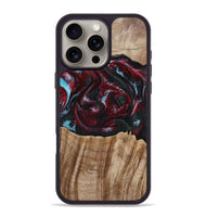 iPhone 16 Pro Max Wood Phone Case - Caitlyn (Red, 808935)