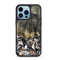 iPhone 14 Pro Max Wood Phone Case - Kesha (Black & White, 809055)