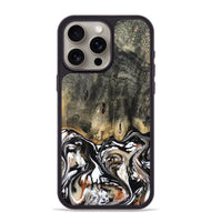iPhone 15 Pro Max Wood Phone Case - Kesha (Black & White, 809055)