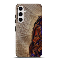 Galaxy S25 Plus Wood Live Edge Phone Case - Uriel (Red, 809445)