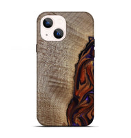 iPhone 13 Wood Live Edge Phone Case - Uriel (Red, 809445)