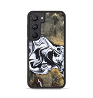 Galaxy S23 Wood Phone Case - Lorrie (Black & White, 809894)