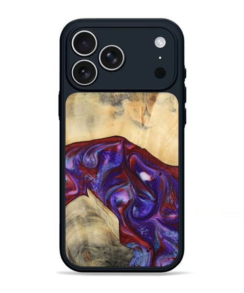 iPhone 17 Pro Max Wood Phone Case - Jase (Purple, 810344)
