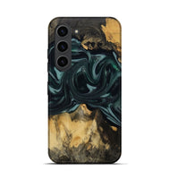 Galaxy S23 Wood Live Edge Phone Case - Aedan (Green, 810775)