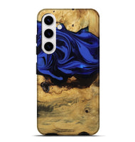Galaxy S25 Plus Wood Live Edge Phone Case - Percy (Blue, 811466)