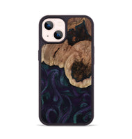 iPhone 14 Wood Phone Case - Elyse (Green, 811564)