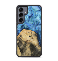 Galaxy S25 Plus Wood Phone Case - Hazel (Blue, 811663)