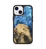 iPhone 13 Wood Phone Case - Hazel (Blue, 811663)