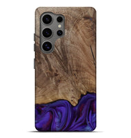 Galaxy S25 Ultra Wood Live Edge Phone Case - Jadiel (Purple, 811835)
