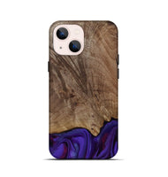 iPhone 13 mini Wood Live Edge Phone Case - Jadiel (Purple, 811835)