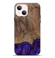 iPhone 14 Plus Wood Live Edge Phone Case - Jadiel (Purple, 811835)