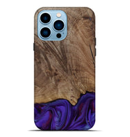 iPhone 14 Pro Max Wood Live Edge Phone Case - Jadiel (Purple, 811835)
