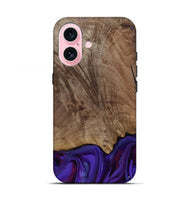 iPhone 17 Wood Live Edge Phone Case - Jadiel (Purple, 811835)