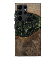 Galaxy S22 Ultra Wood Live Edge Phone Case - Lakisha (Green, 812252)