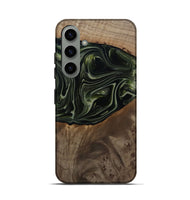 Galaxy S24 Wood Live Edge Phone Case - Lakisha (Green, 812252)