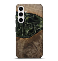 Galaxy S25 Plus Wood Live Edge Phone Case - Lakisha (Green, 812252)