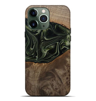 iPhone 13 Pro Max Wood Live Edge Phone Case - Lakisha (Green, 812252)