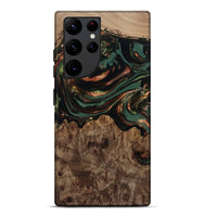 Galaxy S22 Ultra Wood Live Edge Phone Case - Tawanda (Green, 812420)