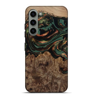 Galaxy S23 Plus Wood Live Edge Phone Case - Tawanda (Green, 812420)