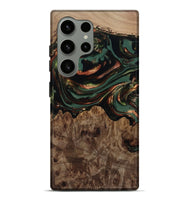 Galaxy S24 Ultra Wood Live Edge Phone Case - Tawanda (Green, 812420)