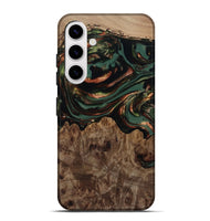 Galaxy S25 Plus Wood Live Edge Phone Case - Tawanda (Green, 812420)